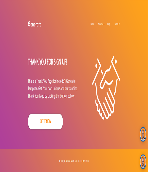 responsive hubspot templates for saas businesses incredo thank you page design