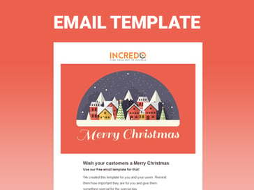 Merry Christmas Free Hubspot Email Template