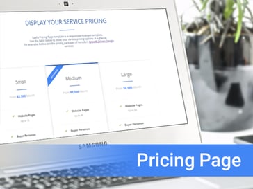 SaaSy Pricing Page Hubspot Template