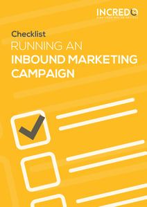 Running an Inbound Marketing Campaign Checklist